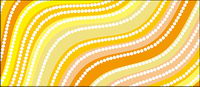 Fluctuations in the background material yellow lines