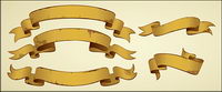 Ribbon Vector nostalgia practical material