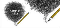 pencil strokes
