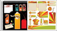 Various forms of tag vector material