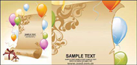 Paper presents the background of the balloon material vector