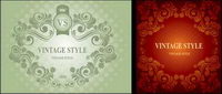 European classical pattern vector material
