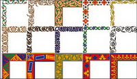 Simple practical border vector Series -2 (50P)