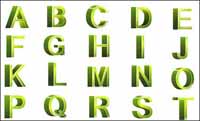 Letters and three-dimensional digital vector material (Revised Edition)