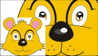Bear Head Vector fox