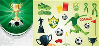 Football Theme Vector