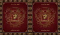 Classic European pattern ornate border 01