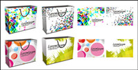 colorful shopping bags Vector