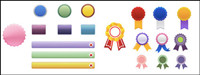 {beautiful label} vector material