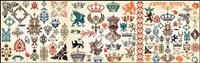 European classic pattern totem Vector