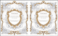 European gorgeous frame - Vector
