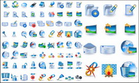 Technology Daquan blue icon