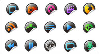 Exquisite icons - vector material