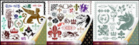 Classic European pattern graphics - Vector