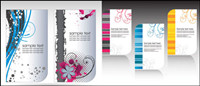 Beautiful pattern card template - vector material