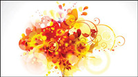 Brilliant dynamic elements of the trend 02-- vector material