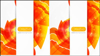 Creative floral background Vector -5