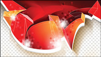 The trend of dynamic flow line gorgeous 02-- vector material