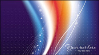 Beautiful rainbow Symphony 05-- vector material