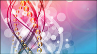 Gorgeous bright starlight effects 03-- vector material