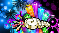 Brilliant dynamic music elements 04 - vector