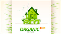 Environmental material arrangement of Design 03 - vector