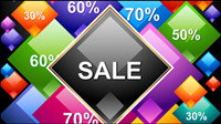 Icon button material 04 - vector