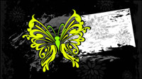 Color abstract butterfly pattern 03 - vector