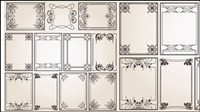 Old border pattern - Vector