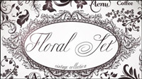 Ornate patterns 05-- vector material