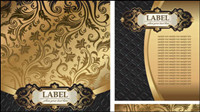 Gorgeous European pattern background 03 - vector