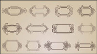 Exquisite decorative pattern 03 - vector
