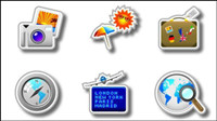 Travel goods label identifies the vector