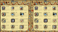 2012 Year of the Dragon Calendar vector material -2