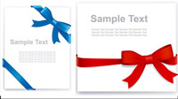 Practical ribbon bow vector