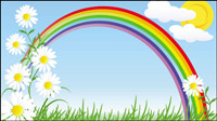 Cartoon Rainbow 03 - vector