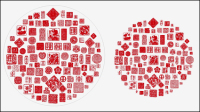 Stamp vector material
