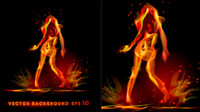 Flame effect 03 - vector