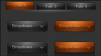 Refined button icon 02 - vector