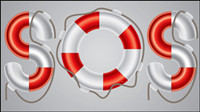 Spare tire icon 02 - vector