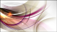A gorgeous dynamic flow line background 03 - vector material