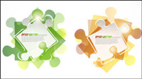 Fashion puzzle 08 - vector material