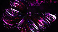 Colorful butterfly 01 - vector