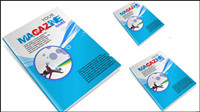 Book cover of the magazine 03 - vector material