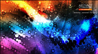 The brilliant dynamic flow color 03 - Vector