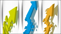 Gorgeous long bar background 03 - vector material