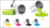 CMYK color 02 - vector material