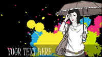 Fashion beauty 02 - vector material