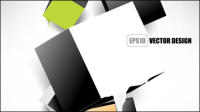 Brilliant trend background 05 - vector material