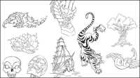 Variety totem vector material